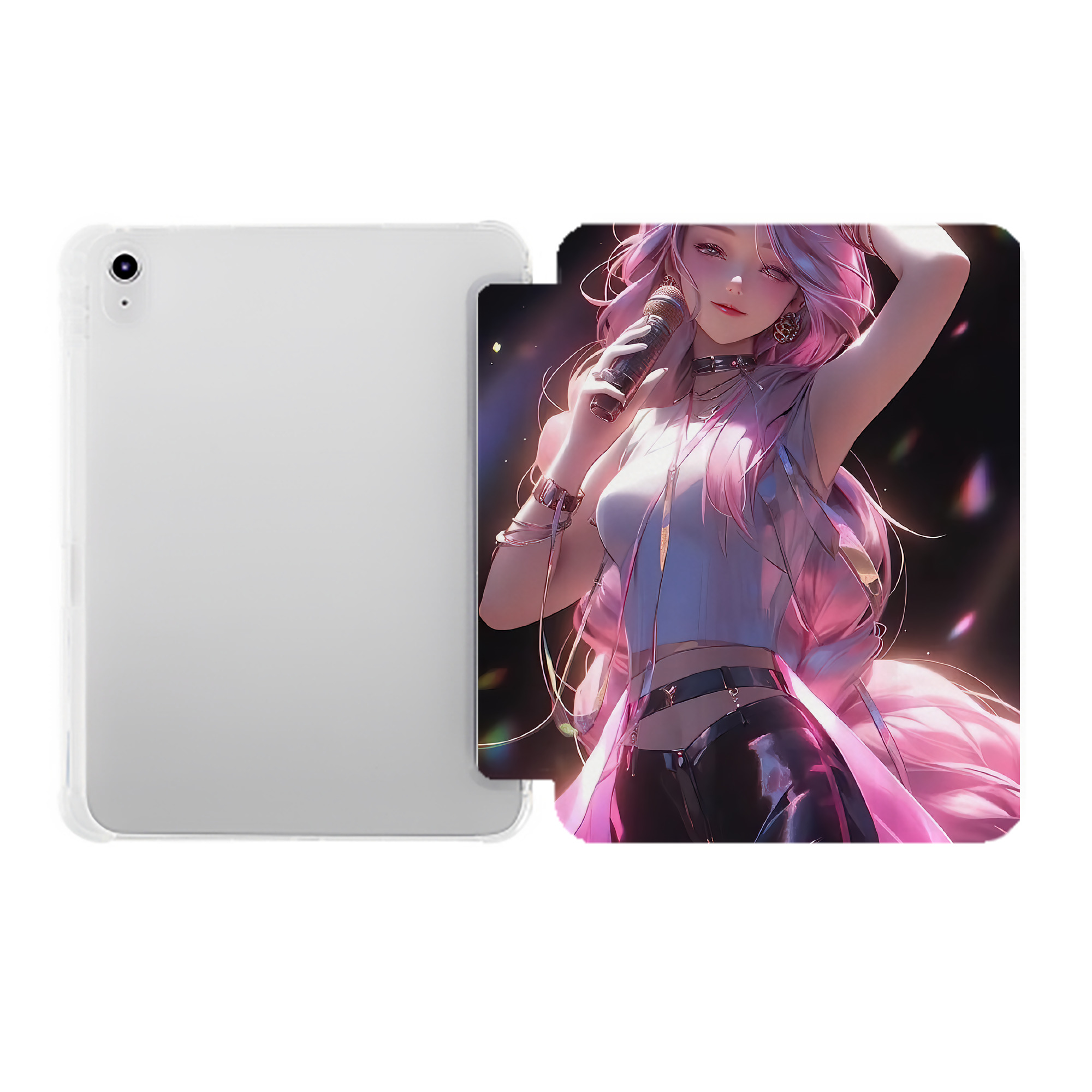 （画像用） リーグ・オブ・レジェンド League of Legends LOL IPad ケース ペン収納付き 三つ折りスタンド PUレザー×シリコン 対応機種9.5/10.5/10.9インチ